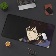 Load image into Gallery viewer, Black Clover Yuno Mouse Pad (Desk Mat) On Desk
