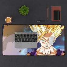 Load image into Gallery viewer, Gohan is Mad Mouse Pad (Desk Mat) With Laptop
