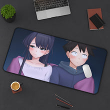 Load image into Gallery viewer, Komi Can&#39;t Communicate Komi Shouko, Tadano Hitohito Mouse Pad (Desk Mat) On Desk
