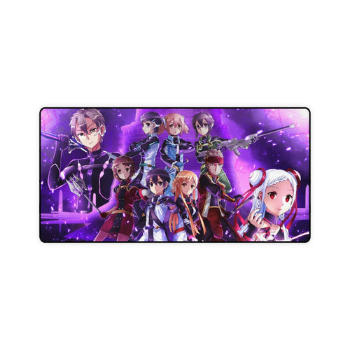 Sword Art Online Kazuto Kirigaya, Asuna Yuuki, Suguha Kirigaya, Ryoutarou Tsuboi, Keiko Ayano Mouse Pad (Desk Mat)