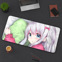 Load image into Gallery viewer, EroManga-Sensei Mouse Pad (Desk Mat) On Desk

