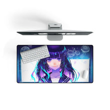 Load image into Gallery viewer, Anime Girl Mouse Pad (Desk Mat) On Desk
