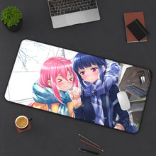 Load image into Gallery viewer, Laid-Back Camp by Mouse Pad (Desk Mat) On Desk
