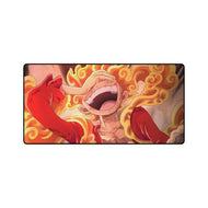 Luffy Gear 5 Sun God Nika Mouse Pad (Desk Mat)