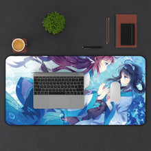 Load image into Gallery viewer, Nagi No Asukara Mouse Pad (Desk Mat) With Laptop
