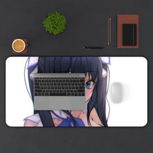 Load image into Gallery viewer, Is It Wrong To Try To Pick Up Girls In A Dungeon? Mouse Pad (Desk Mat) With Laptop
