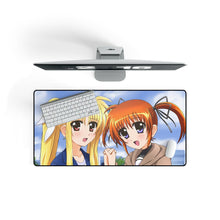 Load image into Gallery viewer, Magical Girl Lyrical Nanoha Mouse Pad (Desk Mat) On Desk
