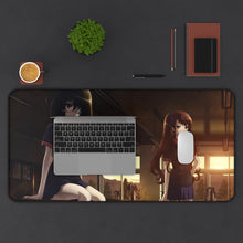 Load image into Gallery viewer, Mei and Izumi Mouse Pad (Desk Mat) With Laptop
