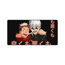 Load image into Gallery viewer, Gojo and Sukuna Mouse Pad (Desk Mat)

