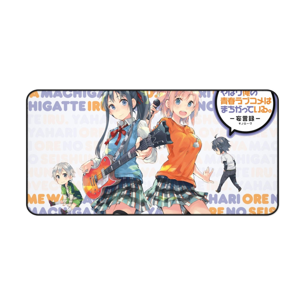 My Teen Romantic Comedy SNAFU Hachiman Hikigaya, Yukino Yukinoshita, Yui Yuigahama Mouse Pad (Desk Mat)