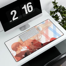 Load image into Gallery viewer, Darling in the FranXX Mouse Pad (Desk Mat) With Laptop
