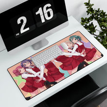 Load image into Gallery viewer, Hidamari Sketch Mouse Pad (Desk Mat) With Laptop
