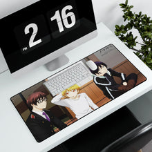 Load image into Gallery viewer, Noragami Yato, Yukine, Kazuma, Noragami Mouse Pad (Desk Mat) With Laptop
