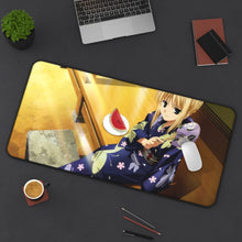 Load image into Gallery viewer, Saber (Fate Series) Mouse Pad (Desk Mat) On Desk
