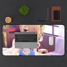Load image into Gallery viewer, Ms. Koizumi Loves Ramen Noodles Mouse Pad (Desk Mat) With Laptop
