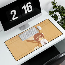 Load image into Gallery viewer, Bamboo Blade Mouse Pad (Desk Mat) With Laptop
