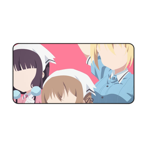 Blend S Maika Sakuranomiya, Kaho Hinata, Mafuyu Hoshikawa Mouse Pad (Desk Mat)
