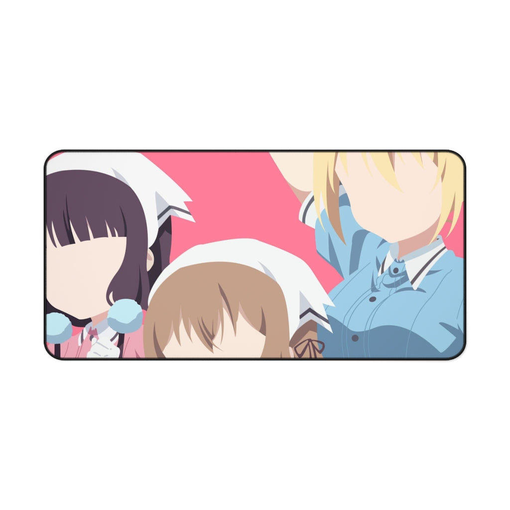 Blend S Maika Sakuranomiya, Kaho Hinata, Mafuyu Hoshikawa Mouse Pad (Desk Mat)