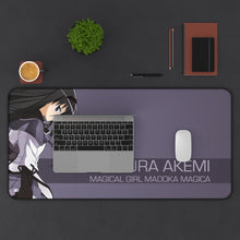 Load image into Gallery viewer, Puella Magi Madoka Magica Homura Akemi Mouse Pad (Desk Mat) With Laptop
