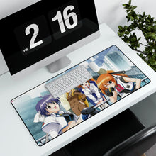 Load image into Gallery viewer, Magical Girl Lyrical Nanoha Mouse Pad (Desk Mat) With Laptop
