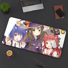 Load image into Gallery viewer, Is The Order A Rabbit? Mouse Pad (Desk Mat) On Desk
