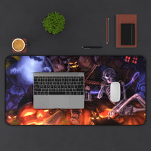 Load image into Gallery viewer, Anime Halloween Mouse Pad (Desk Mat) With Laptop

