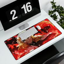 Load image into Gallery viewer, Kyojuro Rengoku, Kimetsu no Yaiba, Mouse Pad (Desk Mat)

