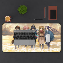 Load image into Gallery viewer, Yuru Camp by Mouse Pad (Desk Mat) With Laptop
