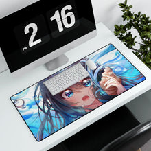 Load image into Gallery viewer, Anime Girl Mouse Pad (Desk Mat) With Laptop
