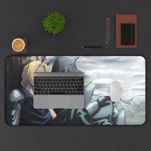Load image into Gallery viewer, Alphonse Elric Edward Elric Mouse Pad (Desk Mat) With Laptop
