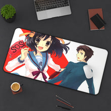 Load image into Gallery viewer, The Melancholy Of Haruhi Suzumiya Mouse Pad (Desk Mat) On Desk
