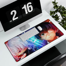 Load image into Gallery viewer, Tokyo Ghoul Ken Kaneki Mouse Pad (Desk Mat) With Laptop
