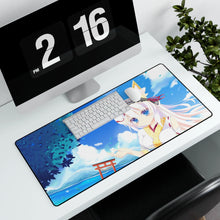 Load image into Gallery viewer, Anime Girl Mouse Pad (Desk Mat) With Laptop
