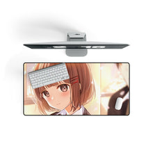 Load image into Gallery viewer, Anime Girl Mouse Pad (Desk Mat) On Desk
