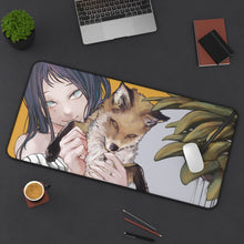 Load image into Gallery viewer, Chainsaw Man Mouse Pad (Desk Mat) On Desk
