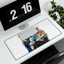 Load image into Gallery viewer, All Might strong and weak surrounded by roses Mouse Pad (Desk Mat) With Laptop
