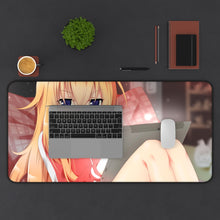 Load image into Gallery viewer, Gabriel DropOut Gabriel Tenma White Mouse Pad (Desk Mat) With Laptop
