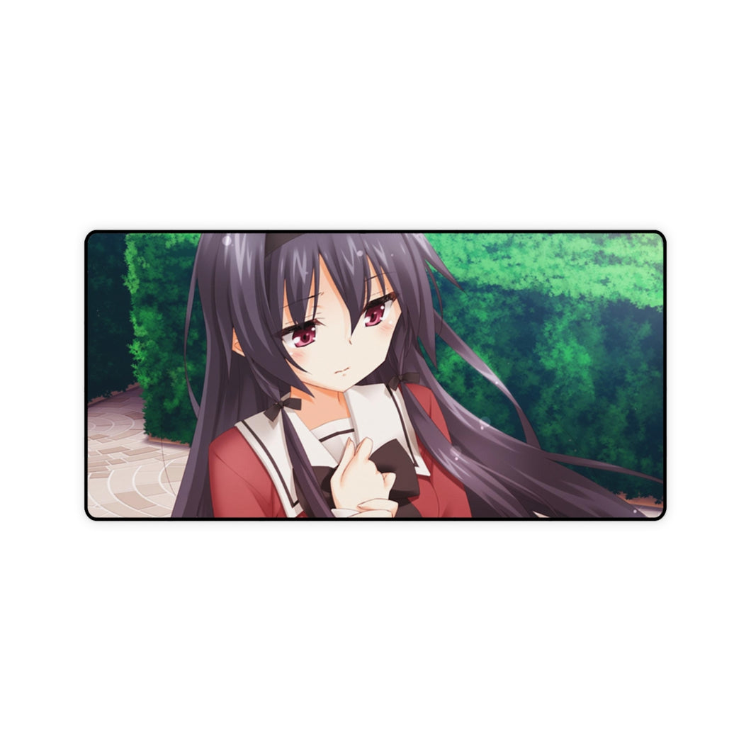 A Kiss For The Petals - Remembering How We Met Mouse Pad (Desk Mat)