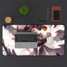 Load image into Gallery viewer, Granblue Fantasy Granblue Fantasy, Lucilius, Sandalphon Mouse Pad (Desk Mat) With Laptop
