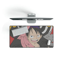 Load image into Gallery viewer, Luffy One Piece Red Mouse Pad (Desk Mat)
