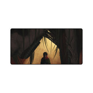 Shingeki no Kyojin - Eren and the Female Titan Mouse Pad (Desk Mat)