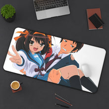 Load image into Gallery viewer, The Melancholy Of Haruhi Suzumiya Mouse Pad (Desk Mat) On Desk

