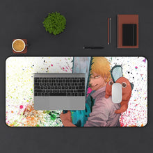 Load image into Gallery viewer, Chainsaw Man Mouse Pad (Desk Mat) With Laptop
