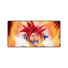 Load image into Gallery viewer, Goku SSJ God Mouse Pad (Desk Mat)
