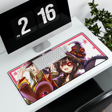 Load image into Gallery viewer, Isekai Quartet Mouse Pad (Desk Mat) With Laptop

