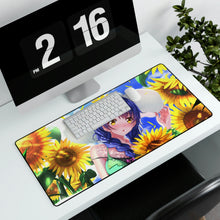Load image into Gallery viewer, Food Wars, Megumi Tadokoro, Anime, Girl, Sunflower, Mouse Pad (Desk Mat)
