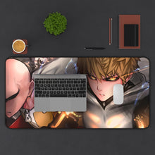 Load image into Gallery viewer, One-Punch Man Mouse Pad (Desk Mat) With Laptop

