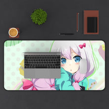 Load image into Gallery viewer, EroManga-Sensei Mouse Pad (Desk Mat) With Laptop
