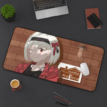 Load image into Gallery viewer, Lycoris Recoil Chisato Nishikigi Mouse Pad (Desk Mat) On Desk
