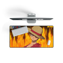 Load image into Gallery viewer, One Piece Monkey D. Luffy Mouse Pad (Desk Mat) On Desk

